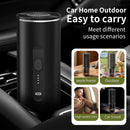 2-in-1 Kabellose elektrische Espressomaschine für Auto &amp; Zuhause Camping Tragbare KaffeemaschineKapselpulver Reisekaffeemaschine