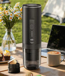 2-in-1 Kabellose elektrische Espressomaschine für Auto &amp; Zuhause Camping Tragbare KaffeemaschineKapselpulver Reisekaffeemaschine